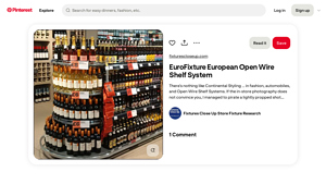 EuroFixture - Open Wire Shelf System