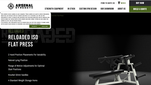 Arsenal Strength - Reloaded Iso Flat Press