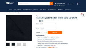 MyTarp - 65/35 Polyester Cotton Twill Fabric