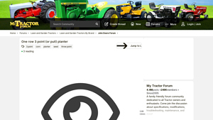 John Deere - 3 Point Planter