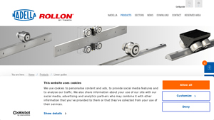Nadella - Linear Guide Rails and Rollers