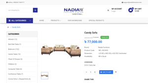 Nadia Furniture - Candy Sofa