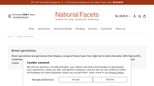 National Facets - Wholesale Natural Brown Gemstones