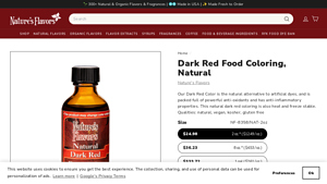 Nature's Flavors - Dark Red Food Coloring (Natural)