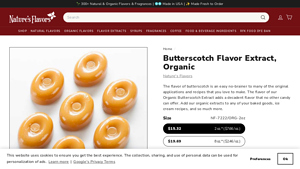Nature's Flavors - Organic Butterscotch Flavor Extract