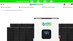 Nature's Generator - MyGrid 10K Solar Generator