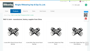 Ningbo Ritbearing - U Joints & Spherical Bearings
