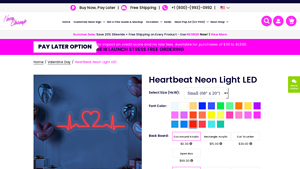 NeonChamp - Heartbeat Neon Light LED