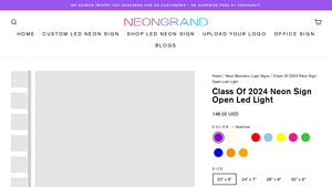 NeonGrand - Class Of 2024 Neon Sign