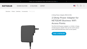 NETGEAR - 2.5Amp Power Adapter