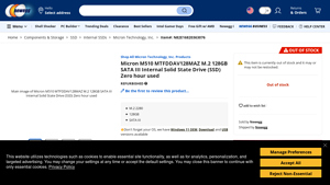 Micron - M510 128GB Refurbished SSD