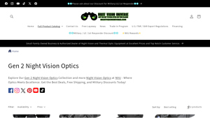 RIX Tactical - RNV-31 Gen 2+ White Phosphor Night Vision Binocular