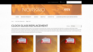 Norkro - Convex Clock Glass Replacement