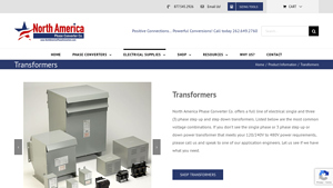 North America Phase Converter Co. - Phase Transformers