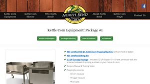 North Bend Originals - Kettle Corn Equipment Package #1