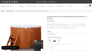 Northern Saunas - Scandinavian Circular Cold Tub