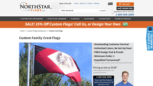 North Star Flags - Custom Crest Flags