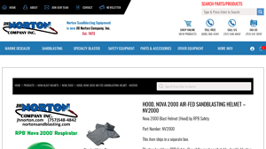 RPB Safety - Nova 2000 Air-fed Sandblasting Helmet