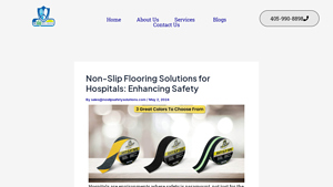 No Slip Safety Solutions - Non-Slip Flooring for Hospitals