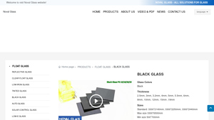 NovaL Glass - BLACK GLASS