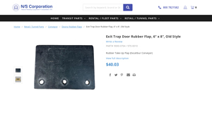 NS Corporation - Exit Trap Door Rubber Flap