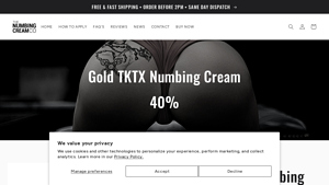 TKTX - Gold Numbing Cream 40%
