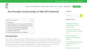 Nylon Granules - PA6 GF33 Polyamide