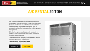 Ohio CAT - 20 Ton Air Conditioner Rental