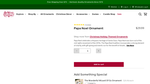 Old World Christmas - Papa Noel Ornament
