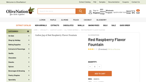 OliveNation - Red Raspberry Flavor Fountain