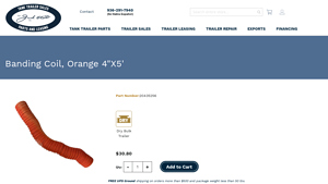 Olstaco - Banding Coil Orange 4X5'