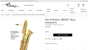 O'Malley - BEAST Bass Saxophone
