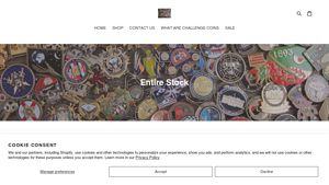 One World Treasures - DEA Challenge Coins