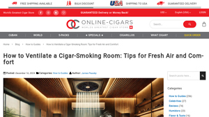 Online Cigars - Smoke Removal Solutions