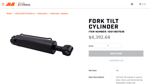 JLG - Fork Tilt Cylinder
