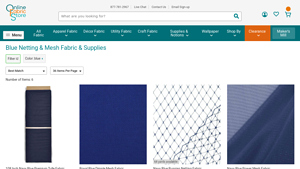 Online Fabric Store - Netting & Mesh Supplies