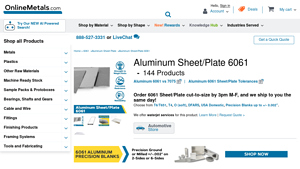 Online Metals - Aluminum Sheet/Plate 6061