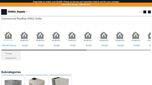 OnlineSupply - Commercial Rooftop AC Units