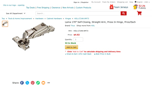 Lama - 170° Self-Closing Hinge