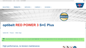Optibelt - Red Power 3 S=C Plus V-Belt