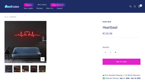 Orant Neon - Heartbeat Neon Sign
