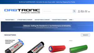 Orbtronic - Premium Li-ion Batteries & Chargers