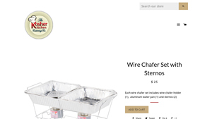 The Kosher Kitchen - Wire Chafer Set with Sternos