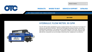 OTC - Hydraulic Flow Meter 50 GPM