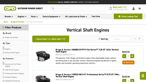 Briggs & Stratton - 104M02-0197-F1 Exi Series™ 7.25 GT 163cc Engine