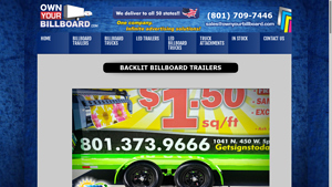 Own Your Billboard - Billboard Trailers for Sale