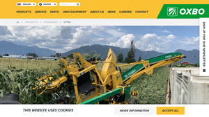 Oxbo - CP100 One-Row Sweet Corn Harvester
