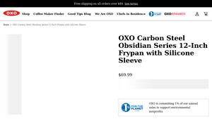 OXO - Obsidian Carbon Steel Frypan