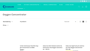 Oxygen Care Store - Oxygen Concentrators