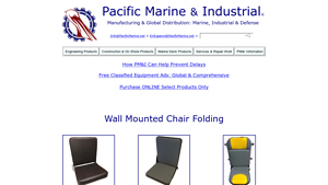 Pacific Marine - Wall Mounted Folding Clam Chair